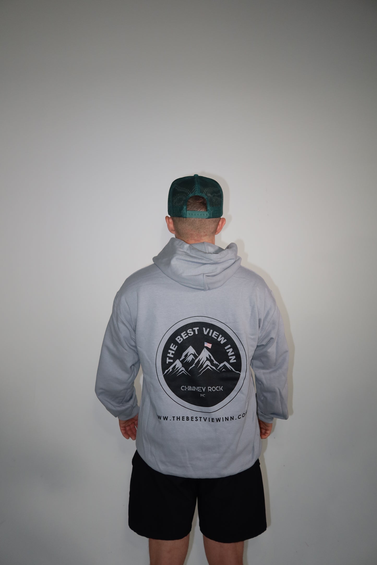 The Best View Inn Gray Hoodie Unisex