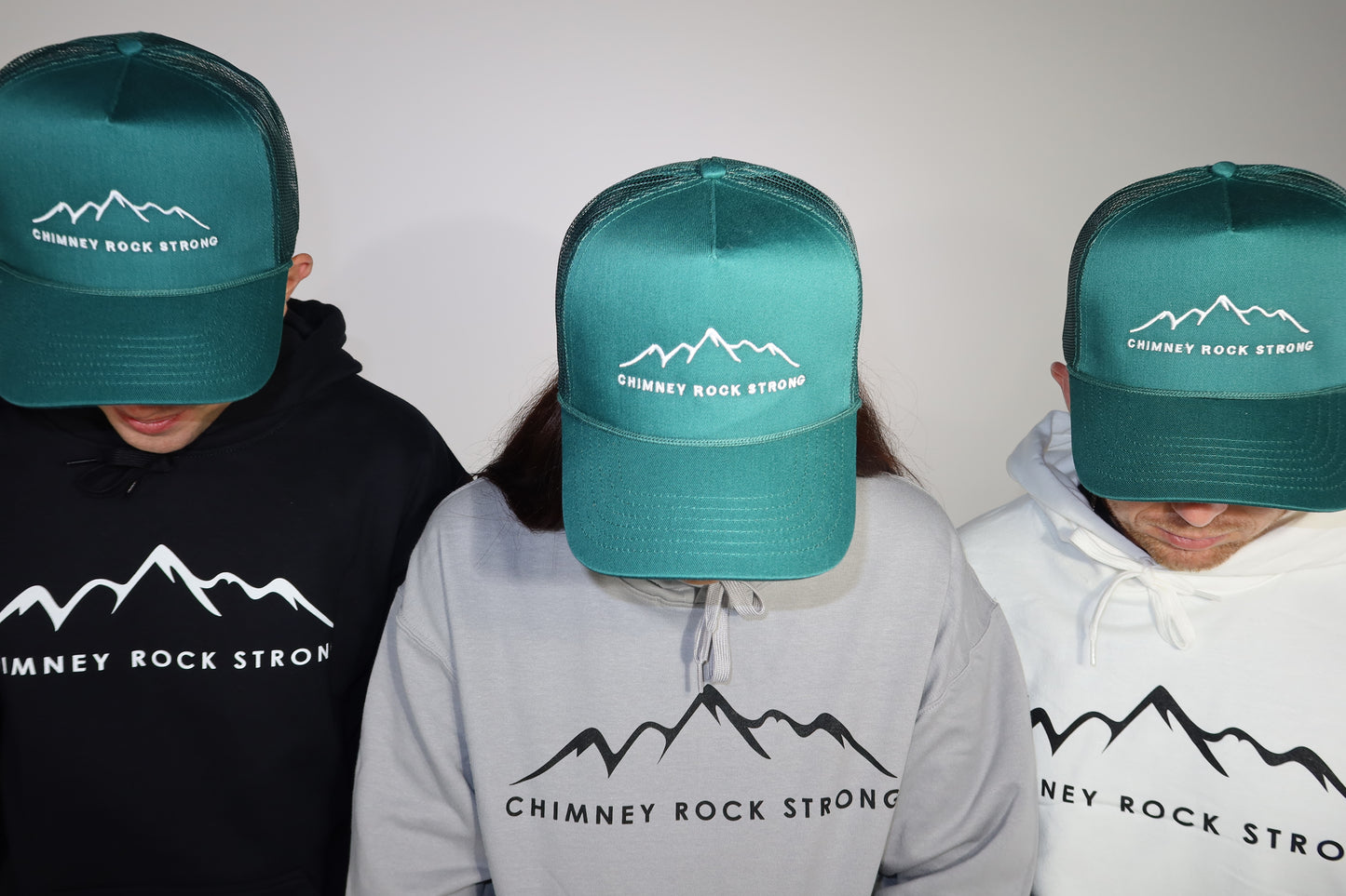 Chimney Rock Strong Forest Green Trucker Hat Unisex