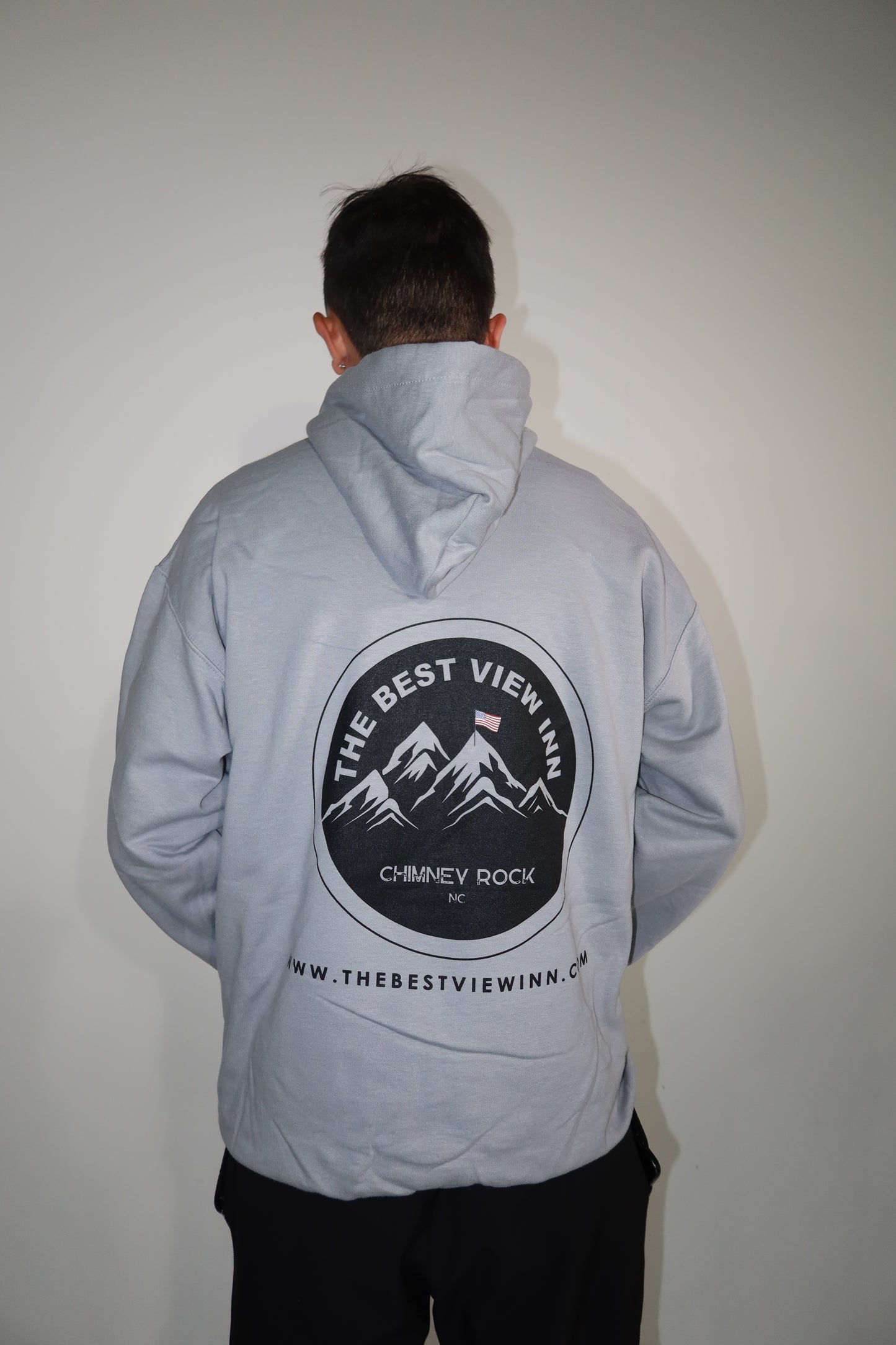 The Best View Inn Gray Hoodie Unisex