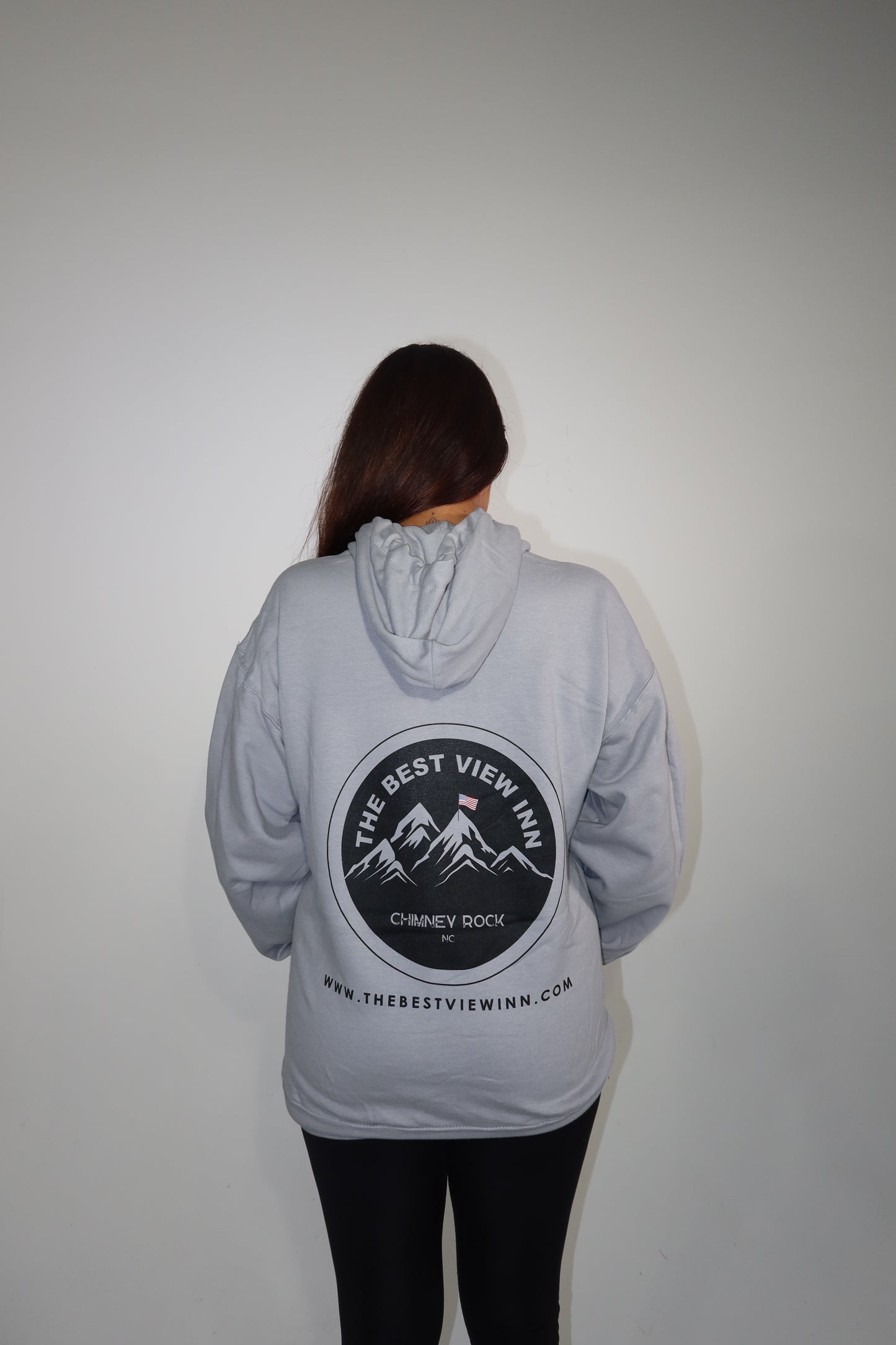 The Best View Inn Gray Hoodie Unisex